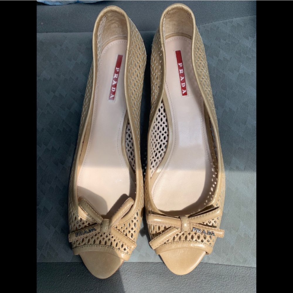 Prada Wedge Sandals